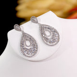 Boucle d'Oreilles Mariage Jeune Femme