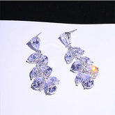Boucle d'Oreilles Feuille Mariage