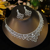 Parure de Mariage : Collier - Boucle d'oreille