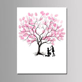 Arbre à empreinte mariage - Déclaration d'amour