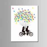 Arbre à empreinte mariage - Vélo