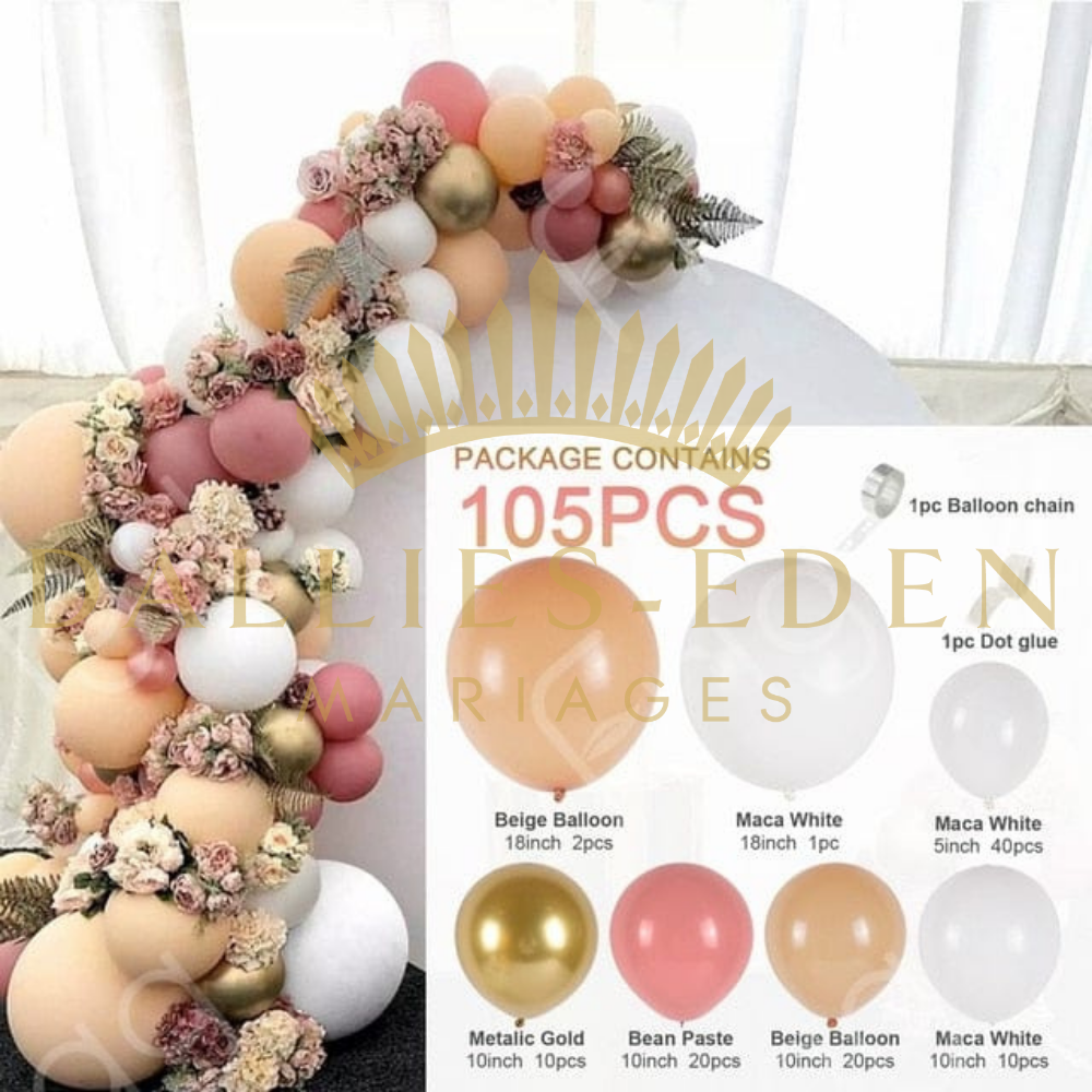 Arche de ballon Savane - Dallies-Eden-Mariages