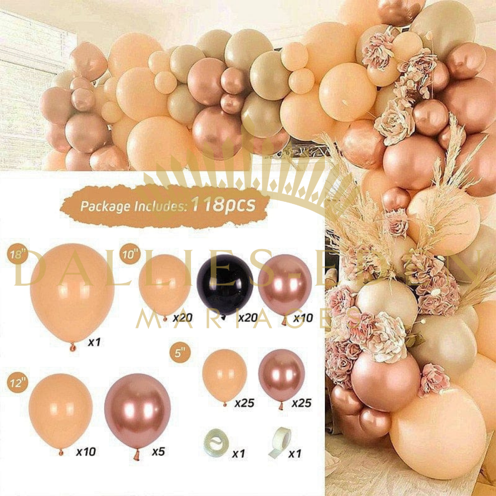 Arche de ballon Savane - Dallies-Eden-Mariages