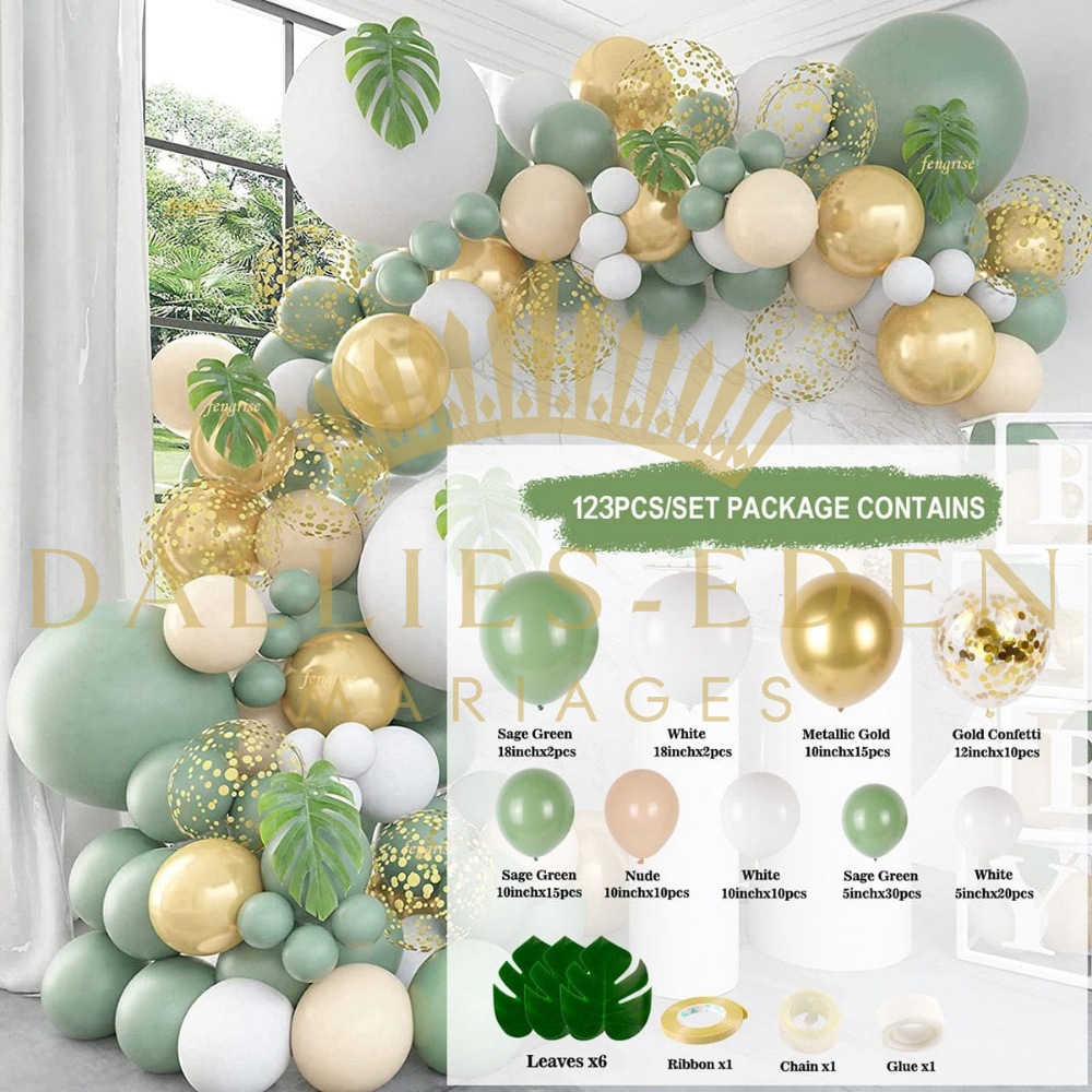 Arche de ballon Savane - Dallies-Eden-Mariages