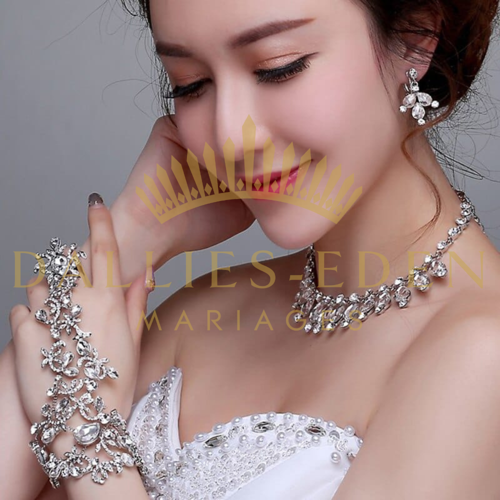 Chaîne de main Mariage Argentée - Dallies-Eden-Mariages