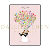 Arbre à empreinte mariage - Amour - Boutique de Bijoux et d’accessoires de Mariage