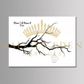 Arbre à empreinte mariage - Cage - Dallies-Eden-Mariages Boutique de Bijoux et d’accessoires de Mariage