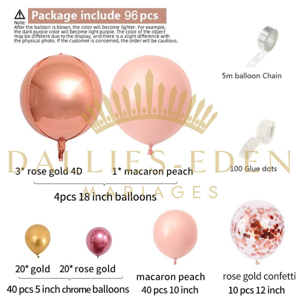 Arche de Ballon Champêtre - Dallies-Eden-Mariages