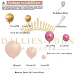 Arche de Ballon Rose Or - Vignette | Dallies-Eden-Mariages 