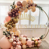 Arche de Ballon Rose Or - Dallies-Eden-Mariages