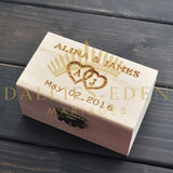 Boite à alliance Personnalisée - Dallies-Eden-Mariages