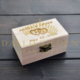 Boite à alliance Personnalisée - Dallies-Eden-Mariages