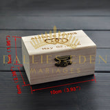 Boite à alliance Personnalisée - Dallies-Eden-Mariages