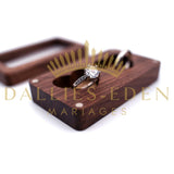 Boite à Alliances en Bois Champêtre - Dallies-Eden-Mariages