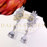 Boucle d'Oreilles Luxe Mariage - Dallies-Eden-Mariages