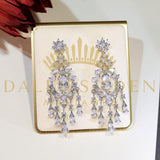 Boucle D'oreilles Pendante Mariage - Dallies-Eden-Mariages