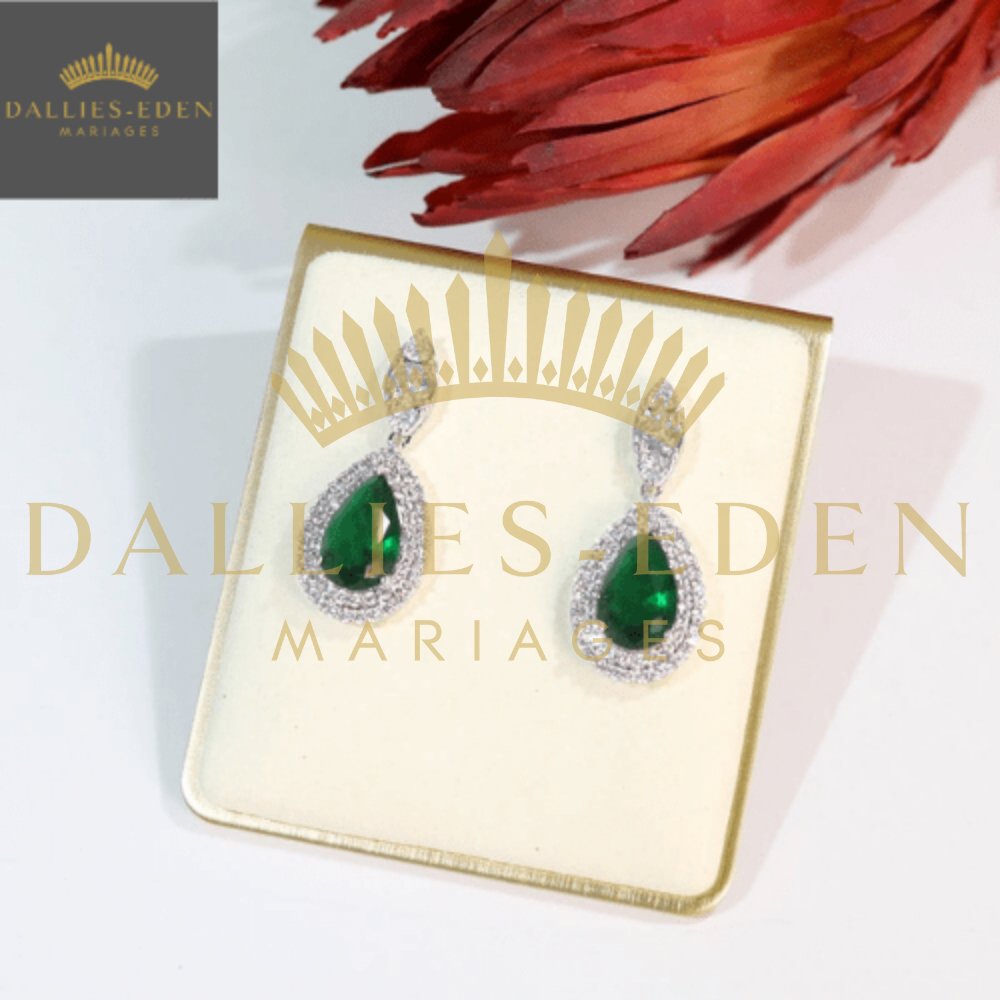 Boucle d'oreilles Princesse - Dallies-Eden-Mariages