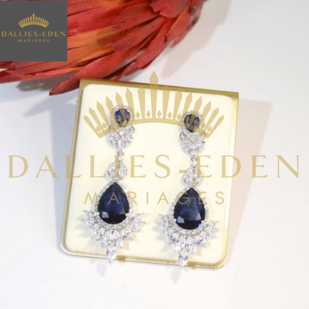 Boucle d'Oreilles Reine de Mariage - Dallies-Eden-Mariages