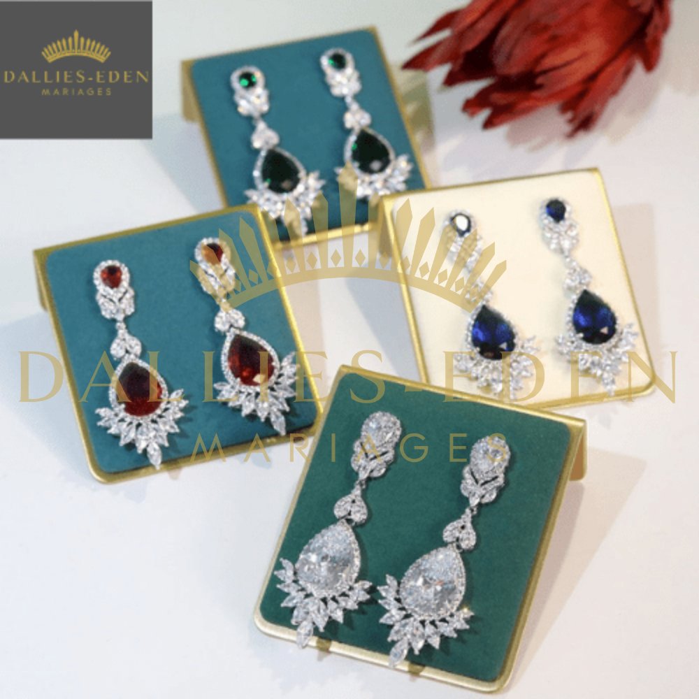 Boucle d'Oreilles Reine de Mariage - Dallies-Eden-Mariages