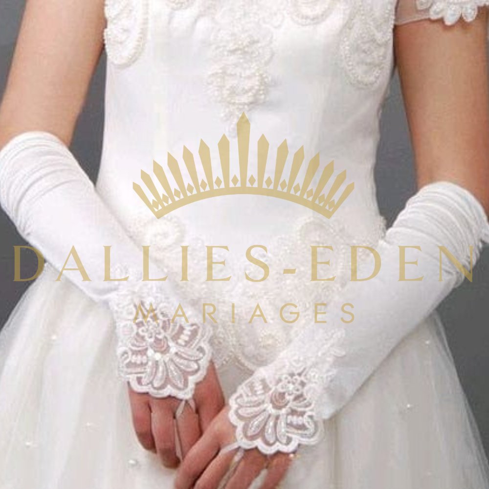 Gant de Mariage Noir - Dallies-Eden-Mariages
