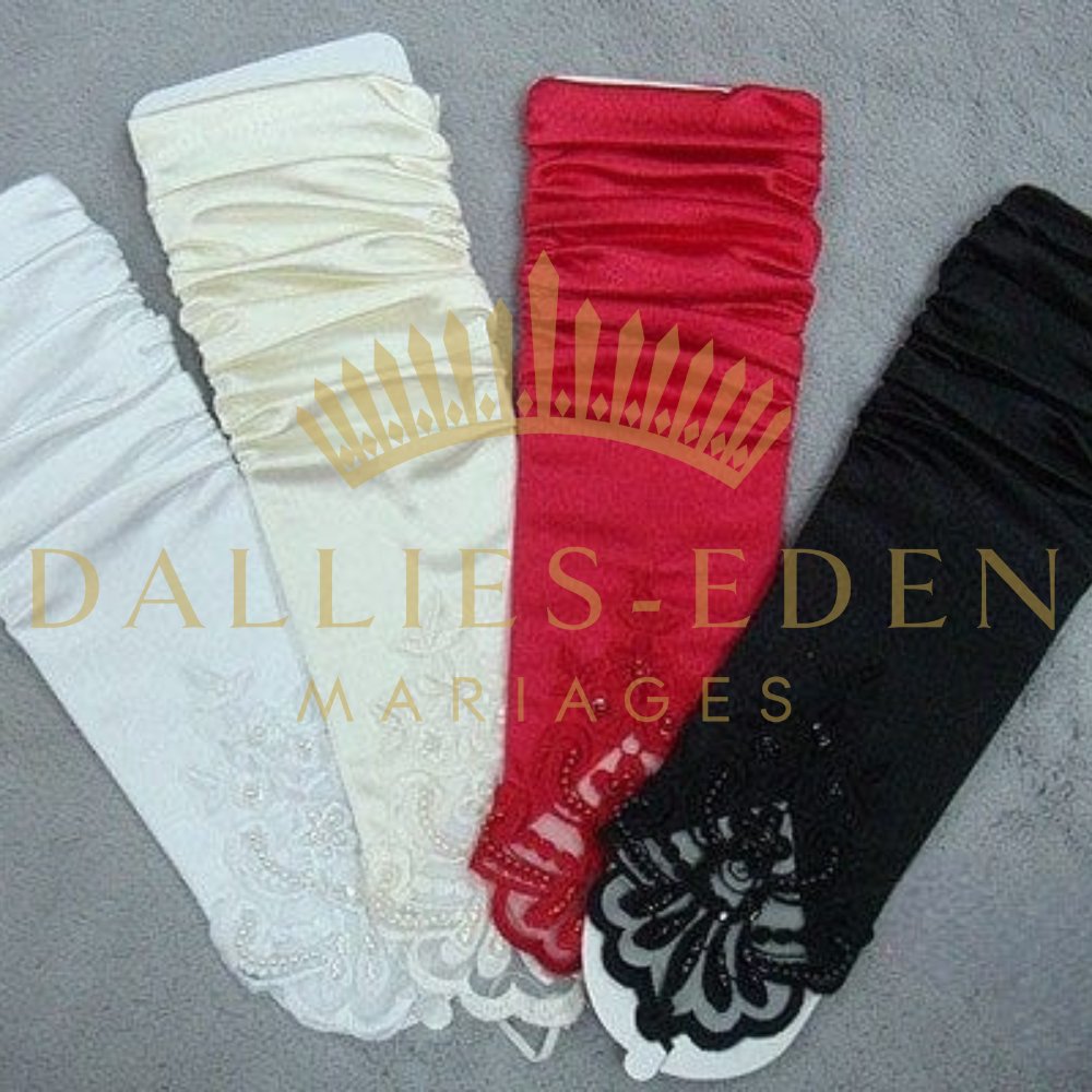 Gant de Mariage Noir - Dallies-Eden-Mariages