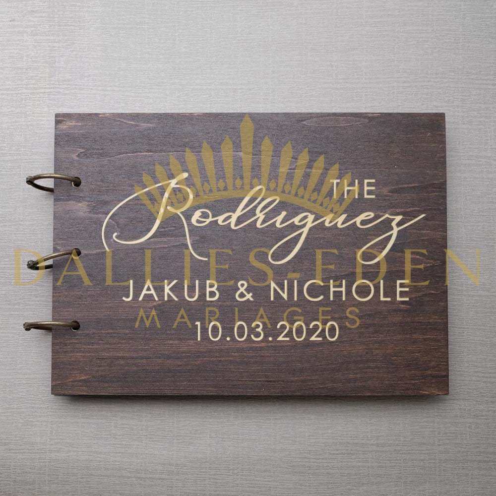 Livre d'or Vintage - Dallies-Eden-Mariages