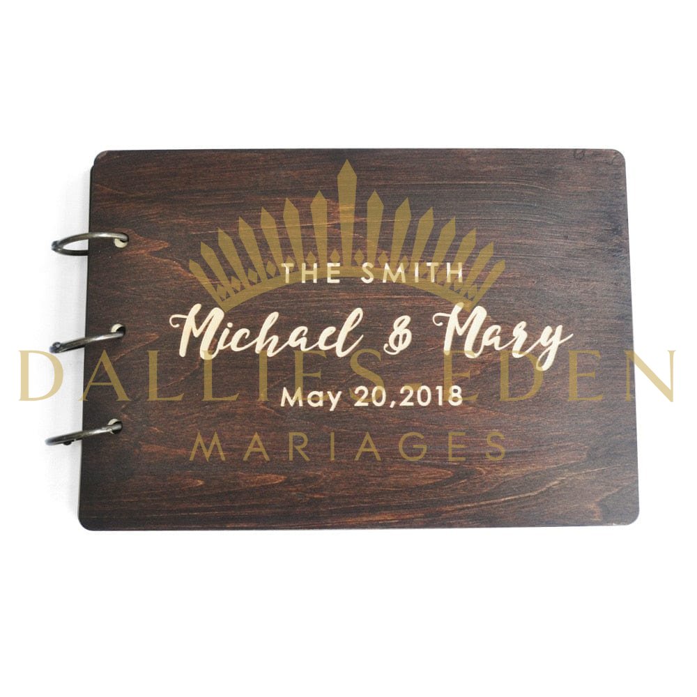 Livre d'or Vintage - Dallies-Eden-Mariages