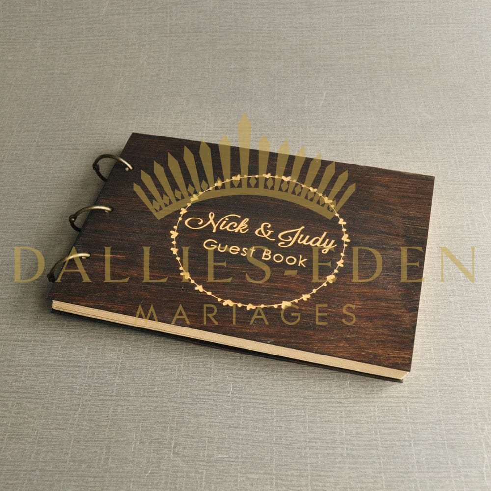 Livre d'or Vintage - Dallies-Eden-Mariages