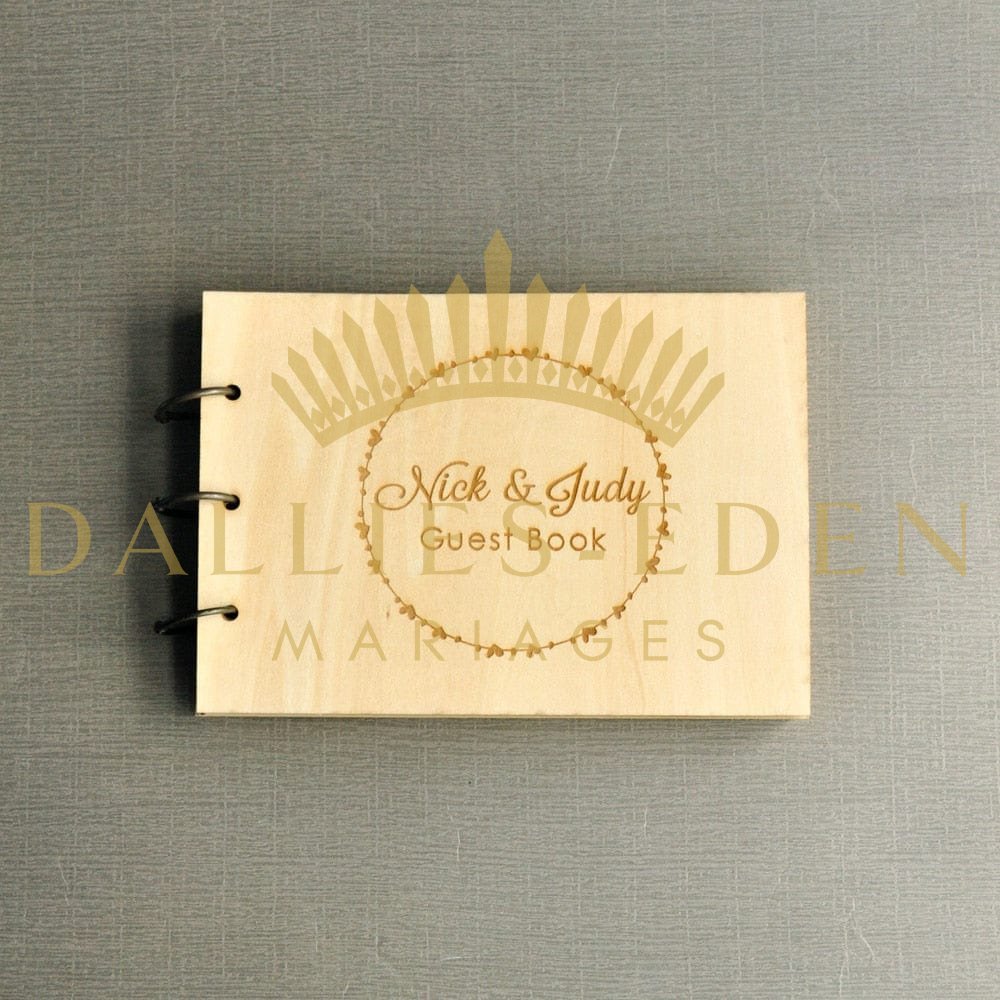 Livre d'or Vintage - Dallies-Eden-Mariages
