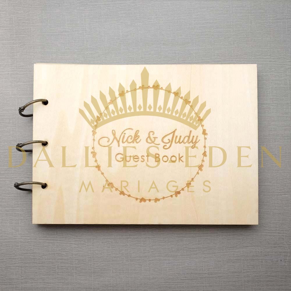 Livre d'or Vintage - Dallies-Eden-Mariages