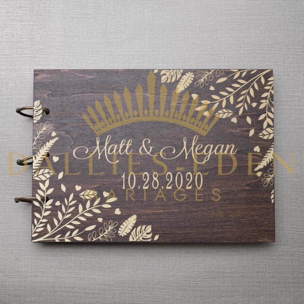 Livre d'or Vintage - Dallies-Eden-Mariages