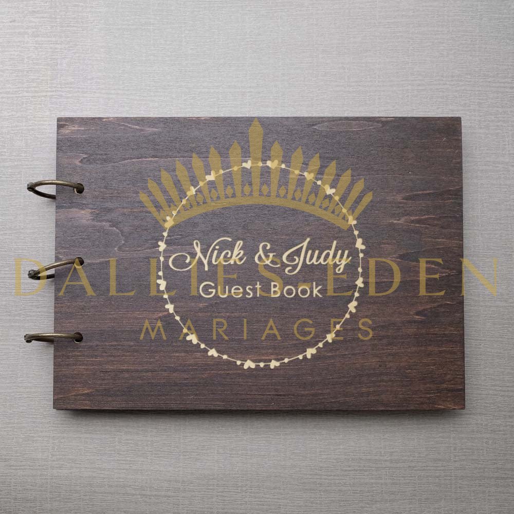 Livre d'or Vintage - Dallies-Eden-Mariages