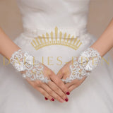 Dallies-Eden-Mariages  Gants mariage Mitaine blanche de mariage