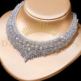 bijoux-diademe Parure Femme 2 pièces Parure Collier Boucle D'oreille Mariage