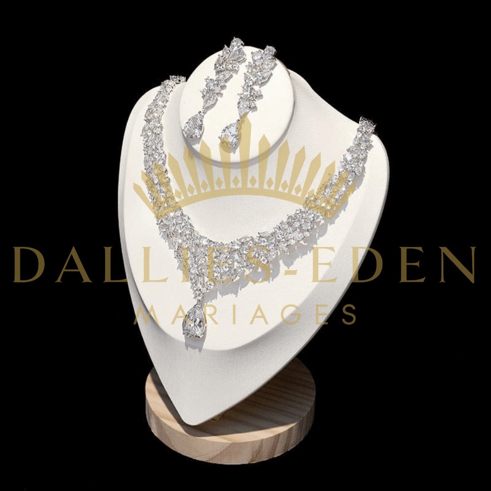 bijoux-diademe Parure Femme 2 pièces Parure Reine Mariage
