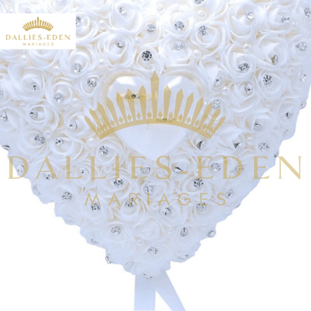 bijoux-diademe Boite à Alliances Coeur Porte Alliance Mariage Original