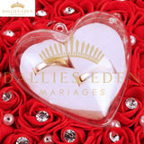 bijoux-diademe Boite à Alliances Coeur Porte Alliance Mariage Original