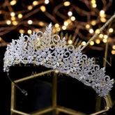 bijoux-diademe Tiare Femme Argentée Tiare Mariage Boheme