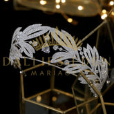 bijoux-diademe Tiare Femme Argentée Tiare Mariage Luxe