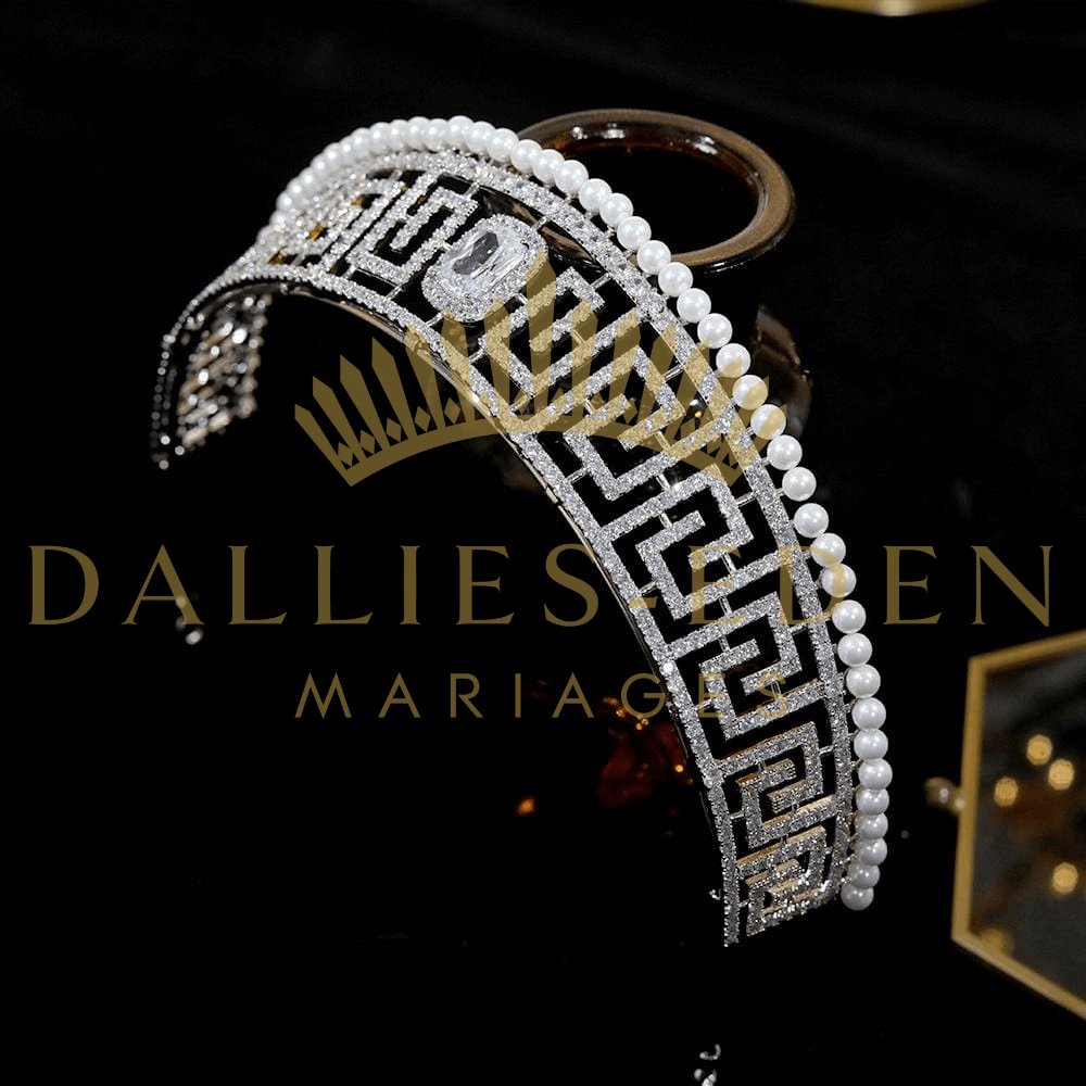bijoux-diademe Diadème femme Argentée Tiare Moderne