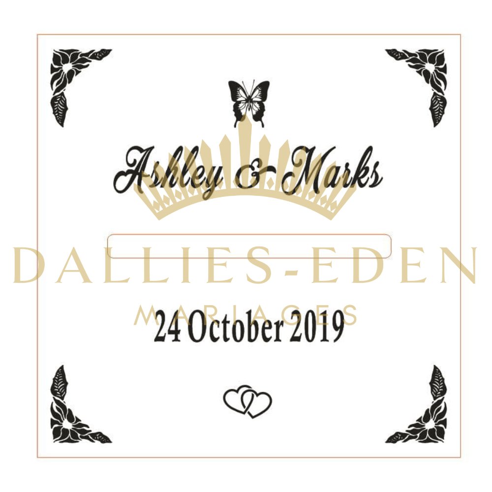 bijoux-diademe Urne de Mariage Urne de Mariage Personnalisable