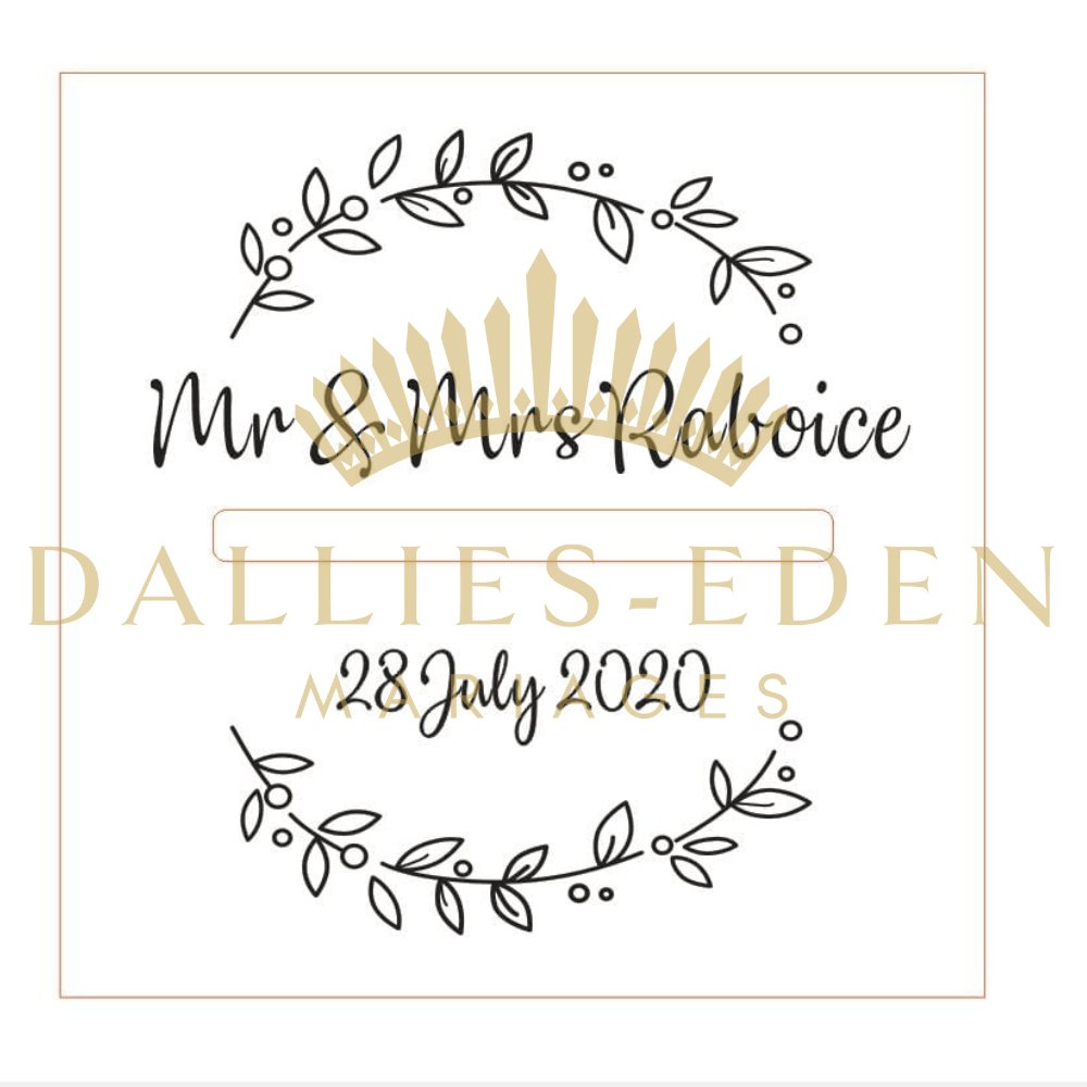 bijoux-diademe Urne de Mariage Urne de Mariage Personnalisable