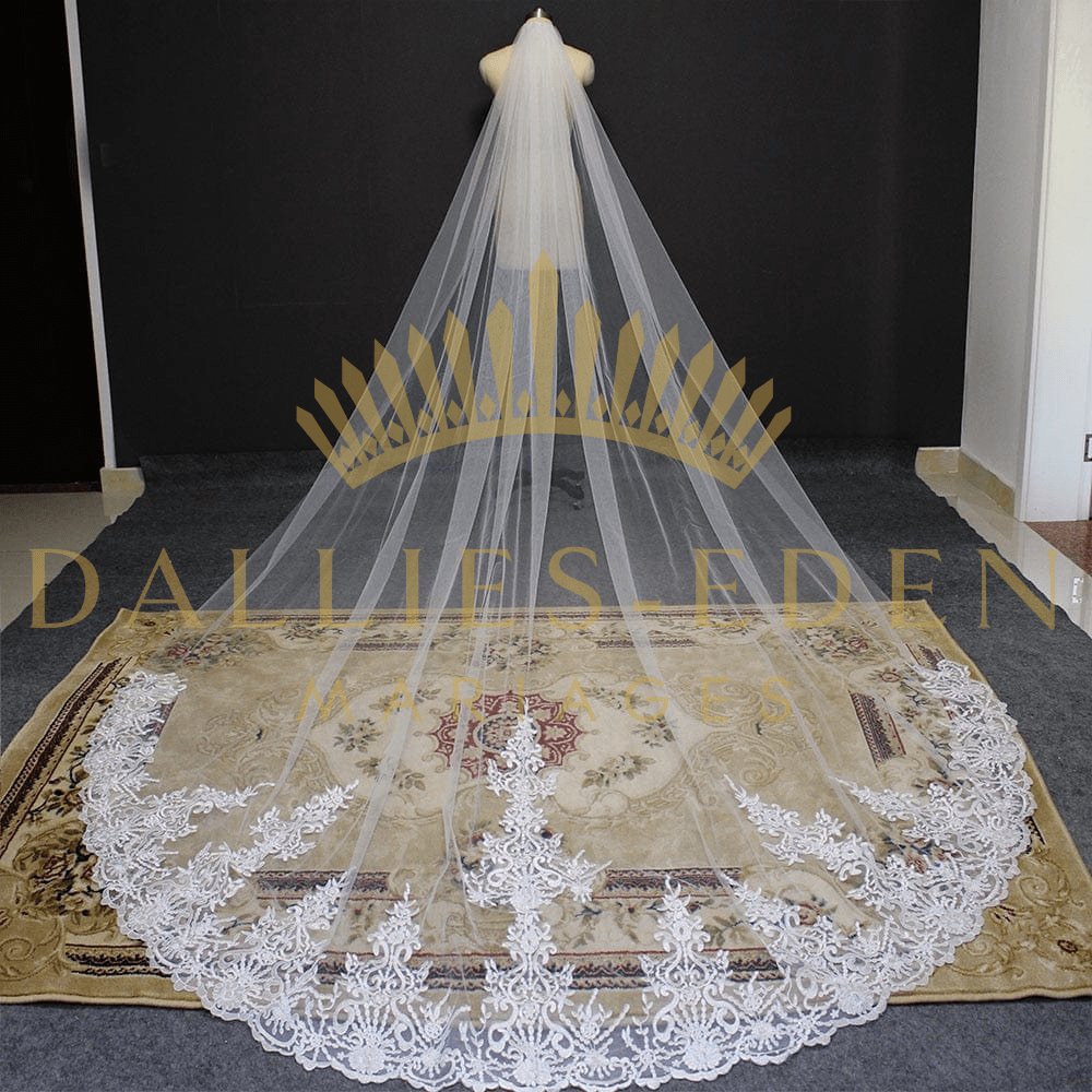 Dallies-Eden-Mariages  Voile de Mariée Voile de Mariage 400cm