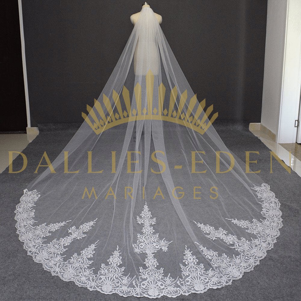 Dallies-Eden-Mariages  Voile de Mariée Voile de Mariage 400cm
