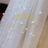 Dallies-Eden-Mariages  Voile de Mariée Voile de Mariage Blanc 100cm