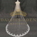 Voile De Mariée Cathédrale 300 Cm - Tulle Doux, 1 Couche, Blanc/Ivoire/Champagne, Style Bohème - 7