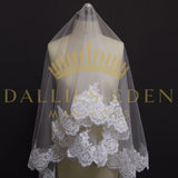 Dallies-Eden-Mariages  Voile de Mariée Voile de Mariage Double