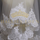 Dallies-Eden-Mariages  Voile de Mariée Voile de Mariage Double