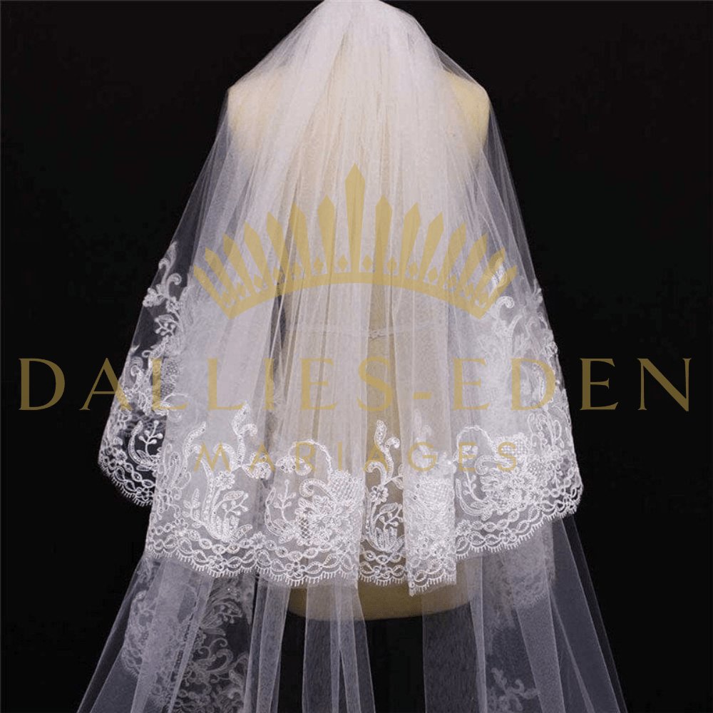 Dallies-Eden-Mariages  Voile de Mariée Voile de Mariage Long - 300cm