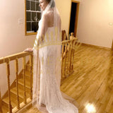 Dallies-Eden-Mariages  Voile de Mariée Voile de Mariage Perlé